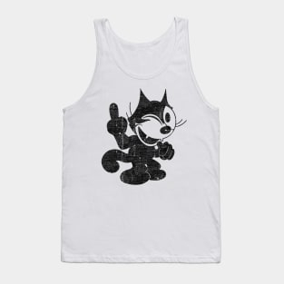 Felix The Cat Flipping Off Tank Top